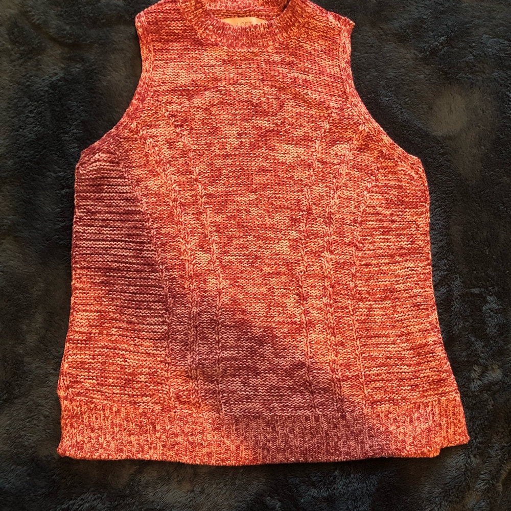 Loft Red Sweater - Picture 5 of 6